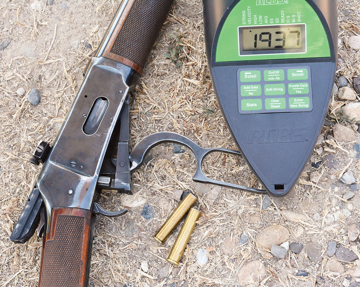 Brian developed many handloads that duplicate period 375 Winchester ballistics.